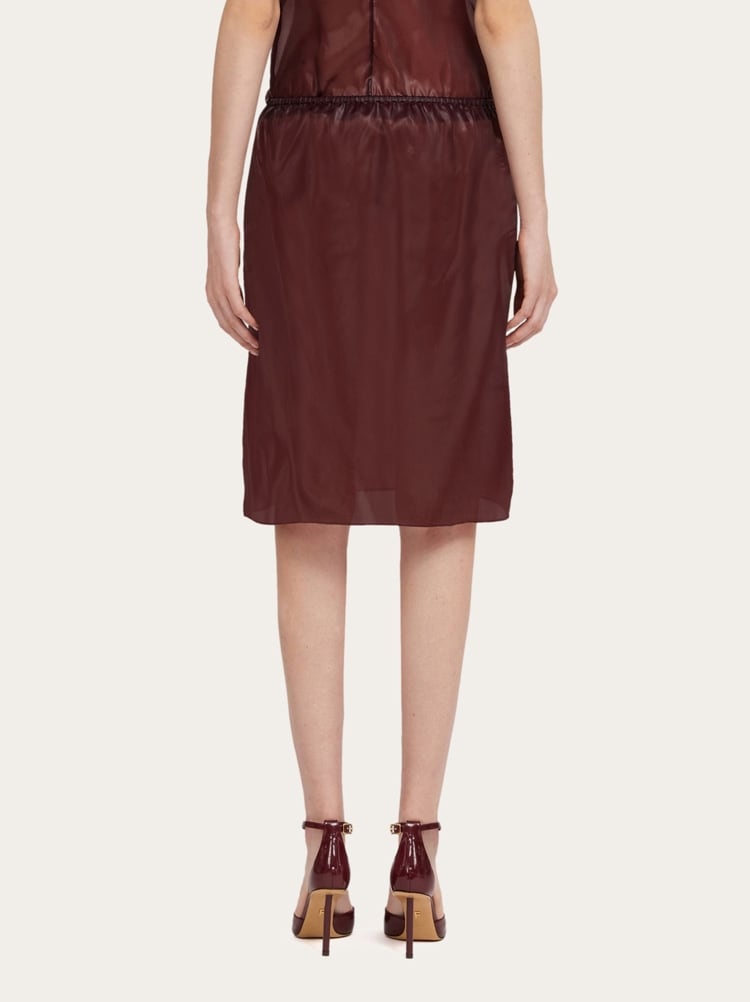 Silk blend organza skirt Gallery image 4