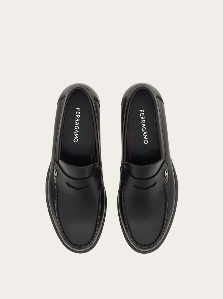 Penny loafer with Gancini ornament Gallery image 3