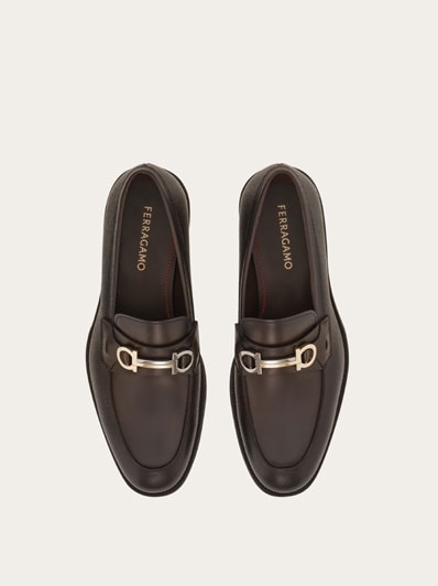 Moccasin with Gancini ornament - Men | Ferragamo