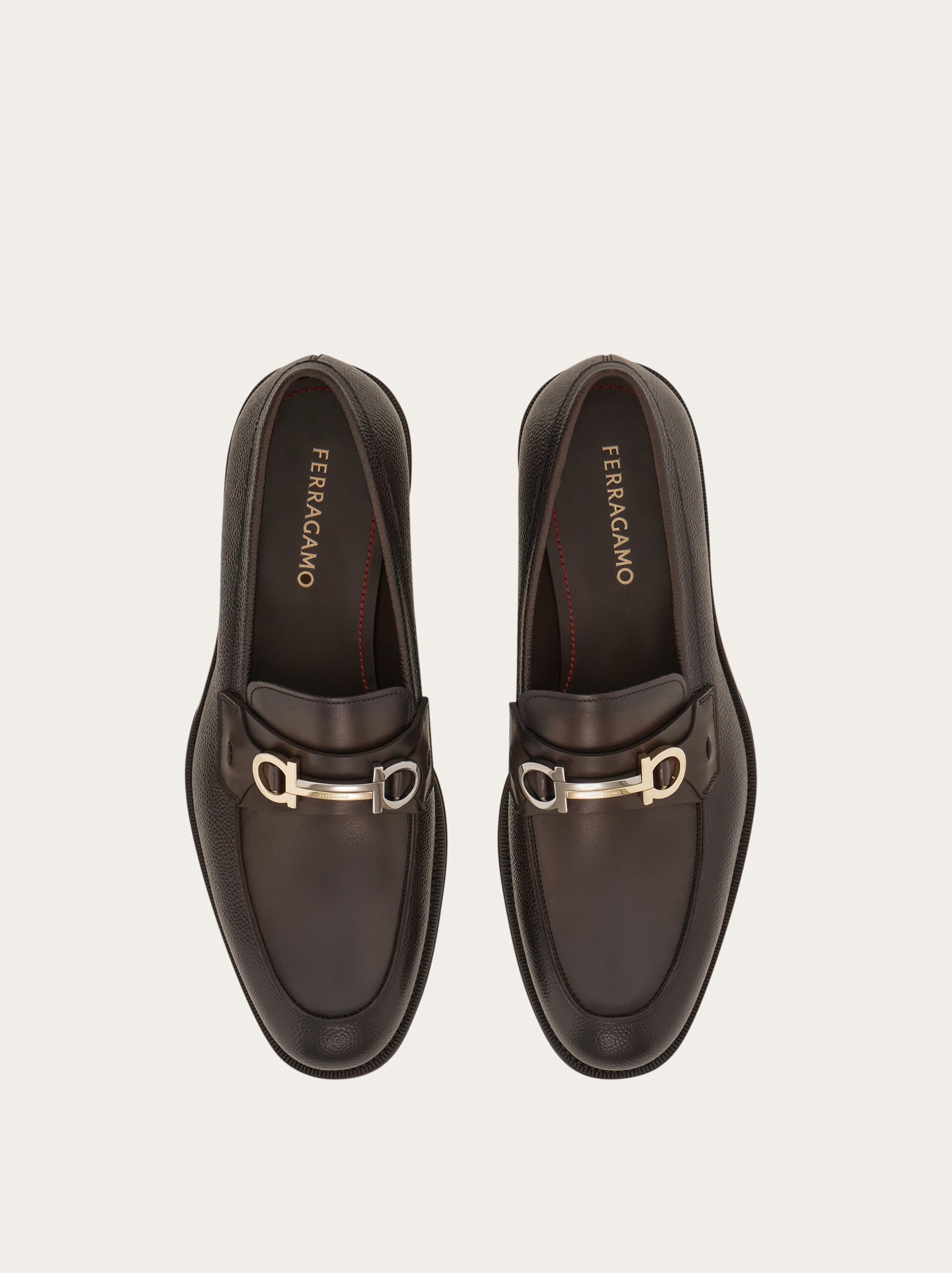 Moccasin with Gancini ornament - Men | Ferragamo