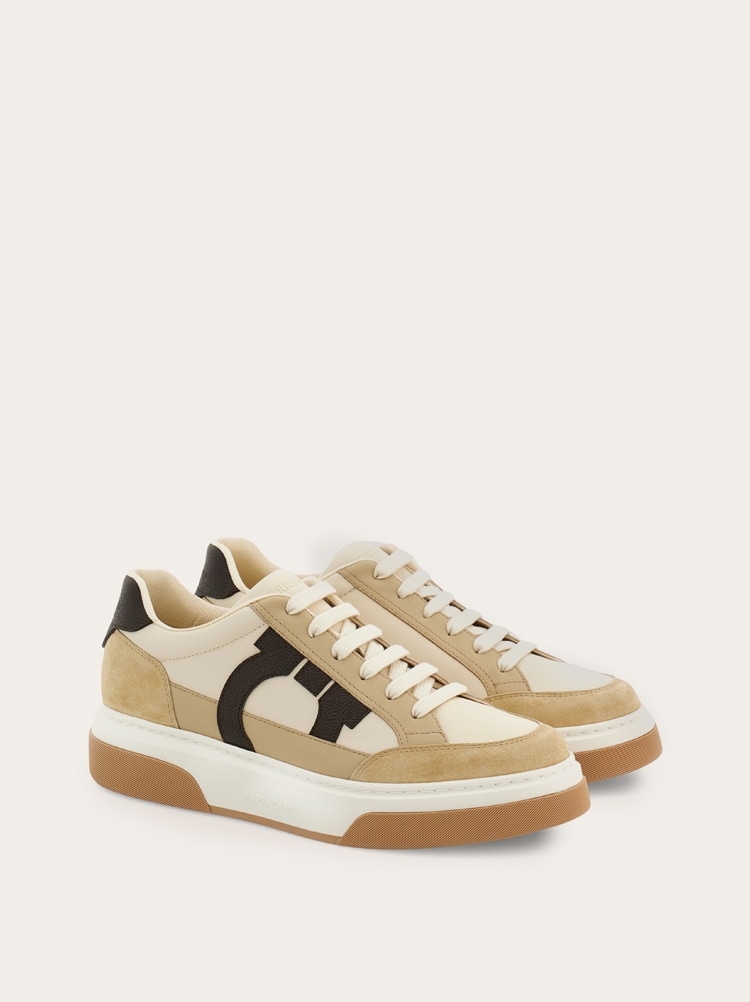 Low-top sneaker with Gancini detail Gallery image 2