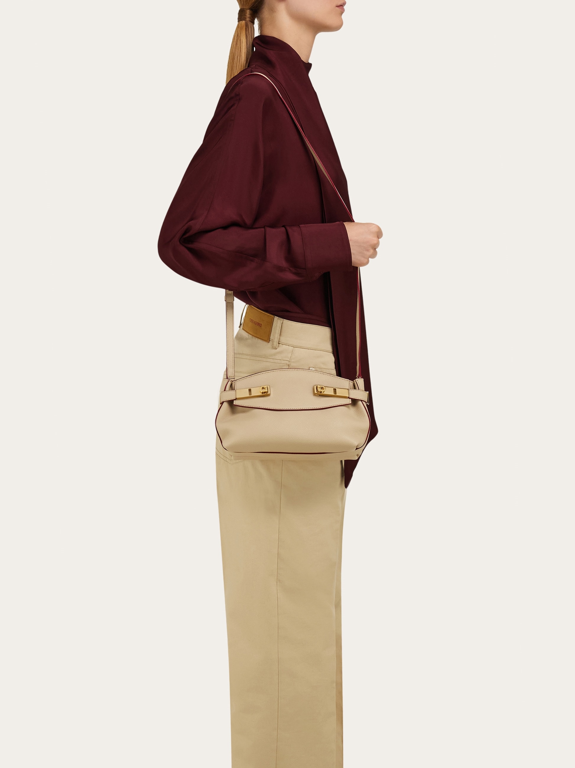 Hug soft crossbody bag (XS) - Women | Ferragamo
