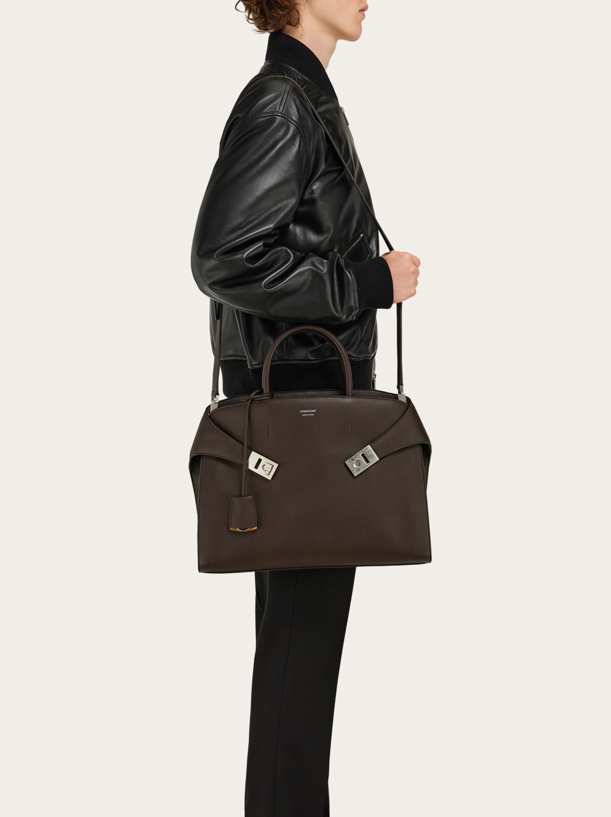 Hug briefcase - Men | Ferragamo