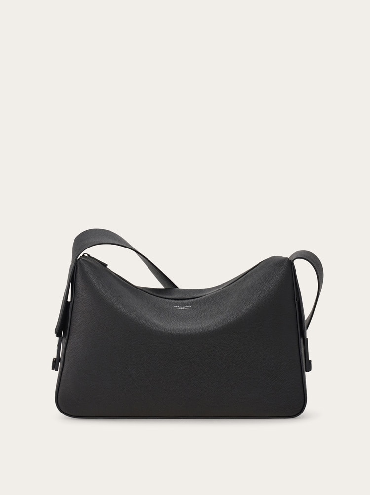Messenger bag with Gancini buckles (M) Gallery image 1