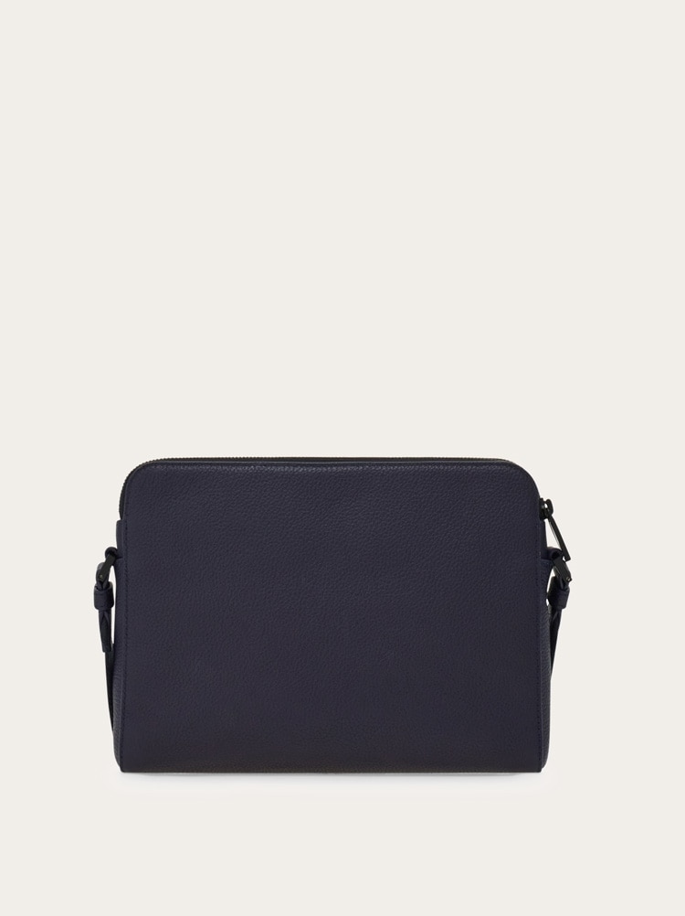 Embossed Gancini crossbody bag Gallery image 4