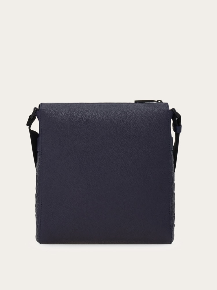 Embossed Gancini messenger bag Gallery image 4