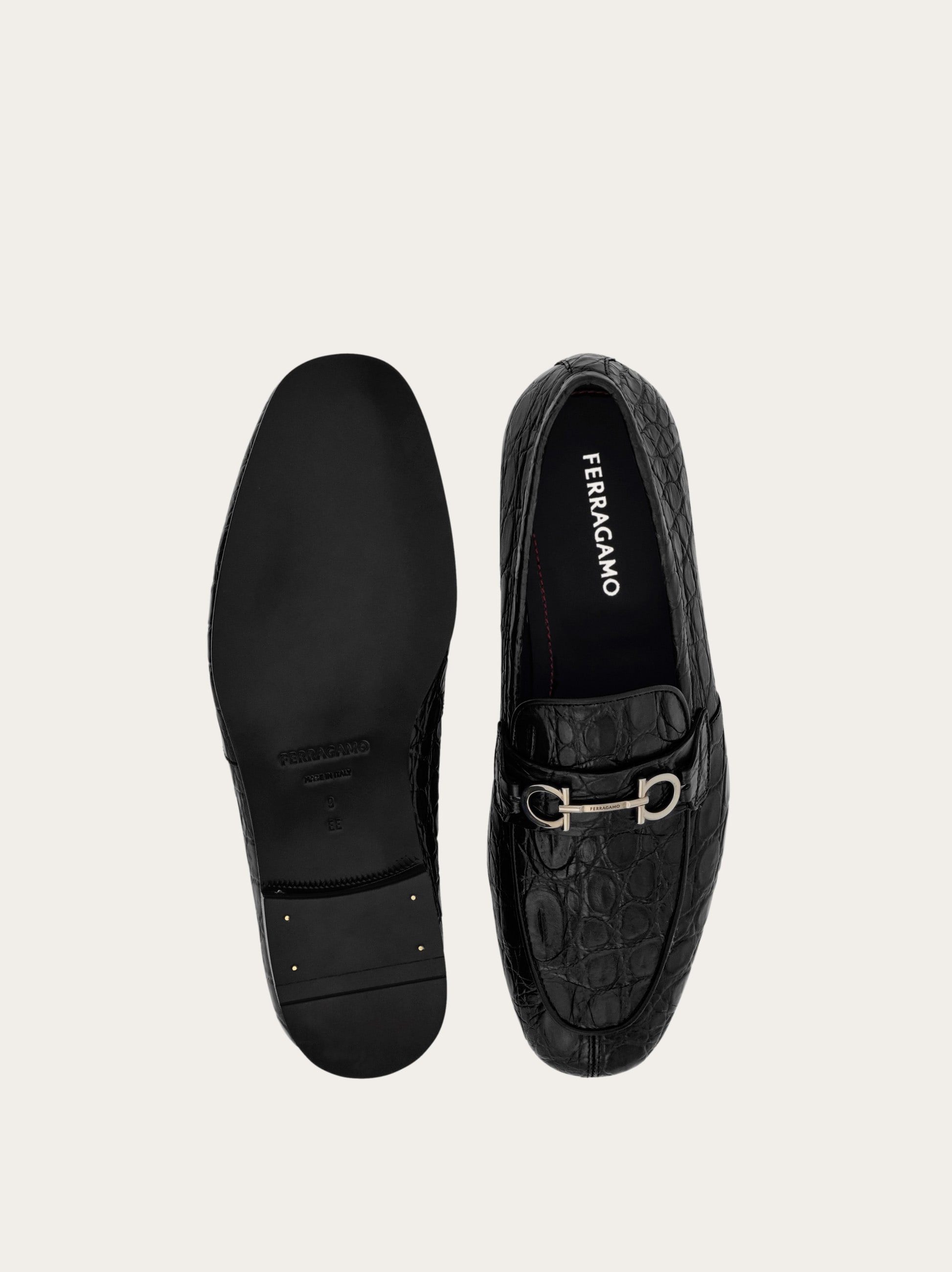 Moccasin with Gancini ornament - Men | Ferragamo