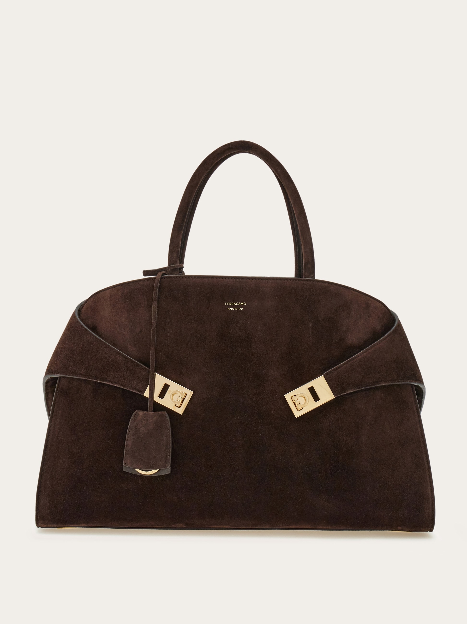[Salvatore Ferragamo]ハグハンドバッグ(L) Hug バイカラーハンドバッグ(M) - ウィメンズ | Ferragamo