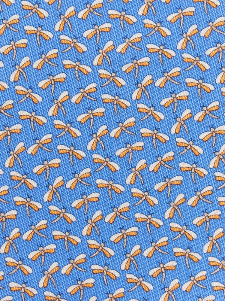 Multi Dragonfly Silk Tie main image 1