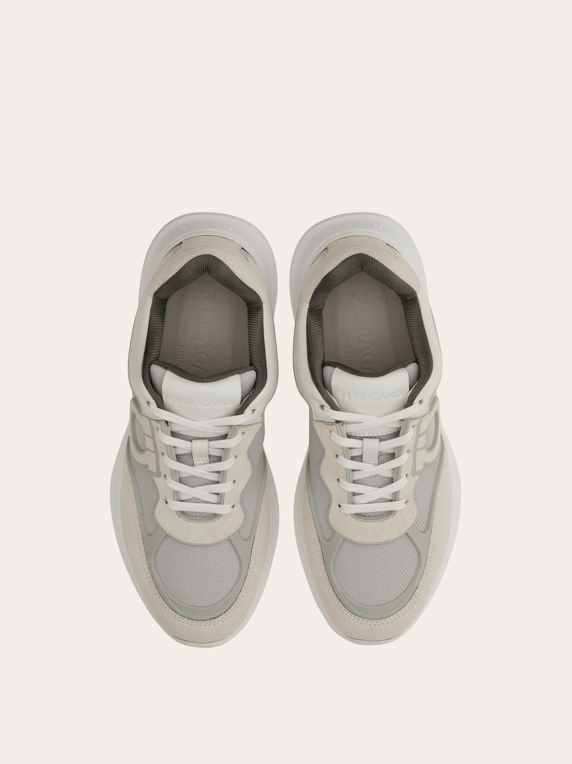 Low top sneaker with Gancini ornament - Men | Ferragamo