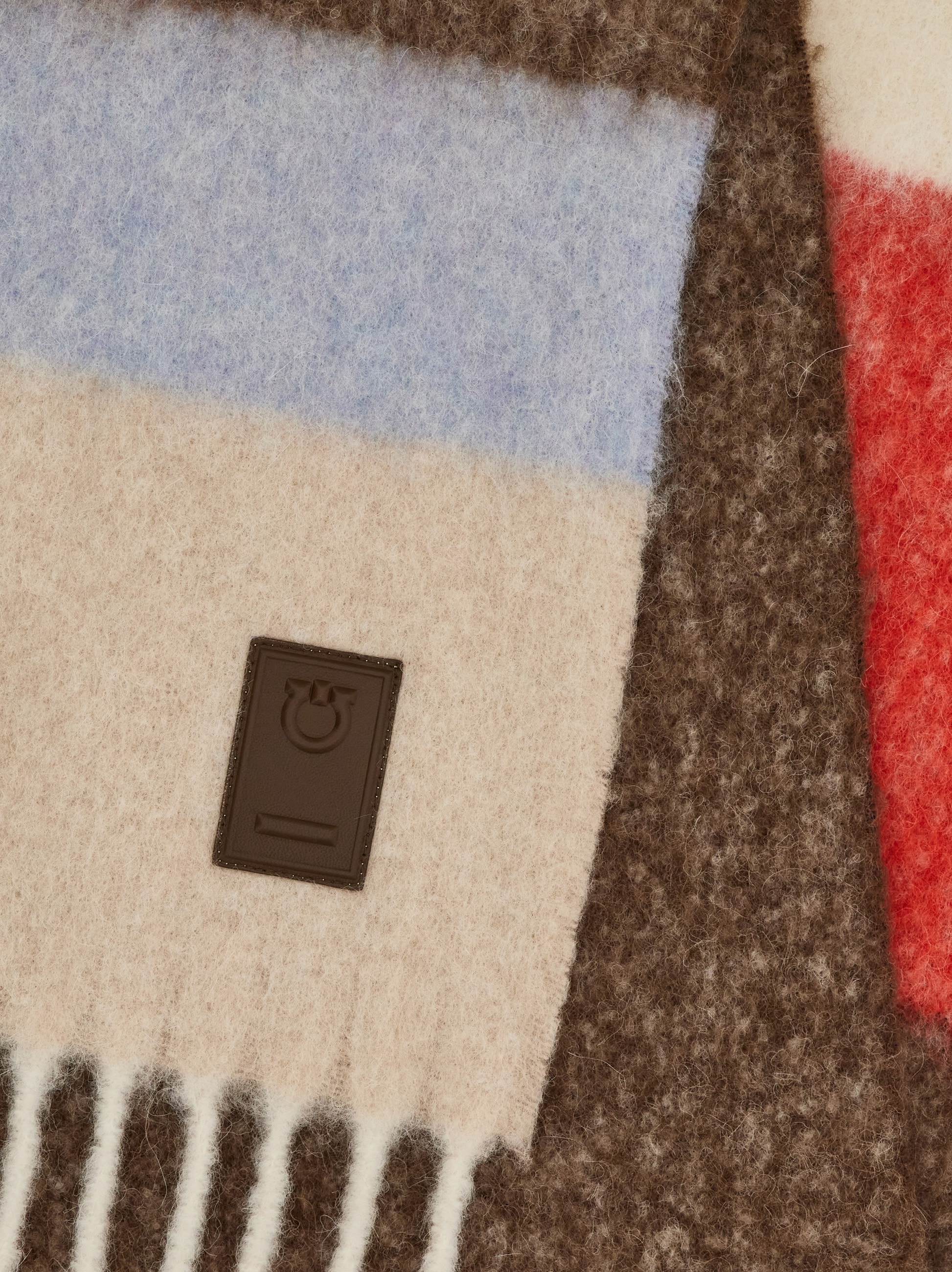【送料&関税込】Ferragamo Charcoal Stretch Alpaca Blend Swea Alpaca-blend scarf - Women | Ferragamo