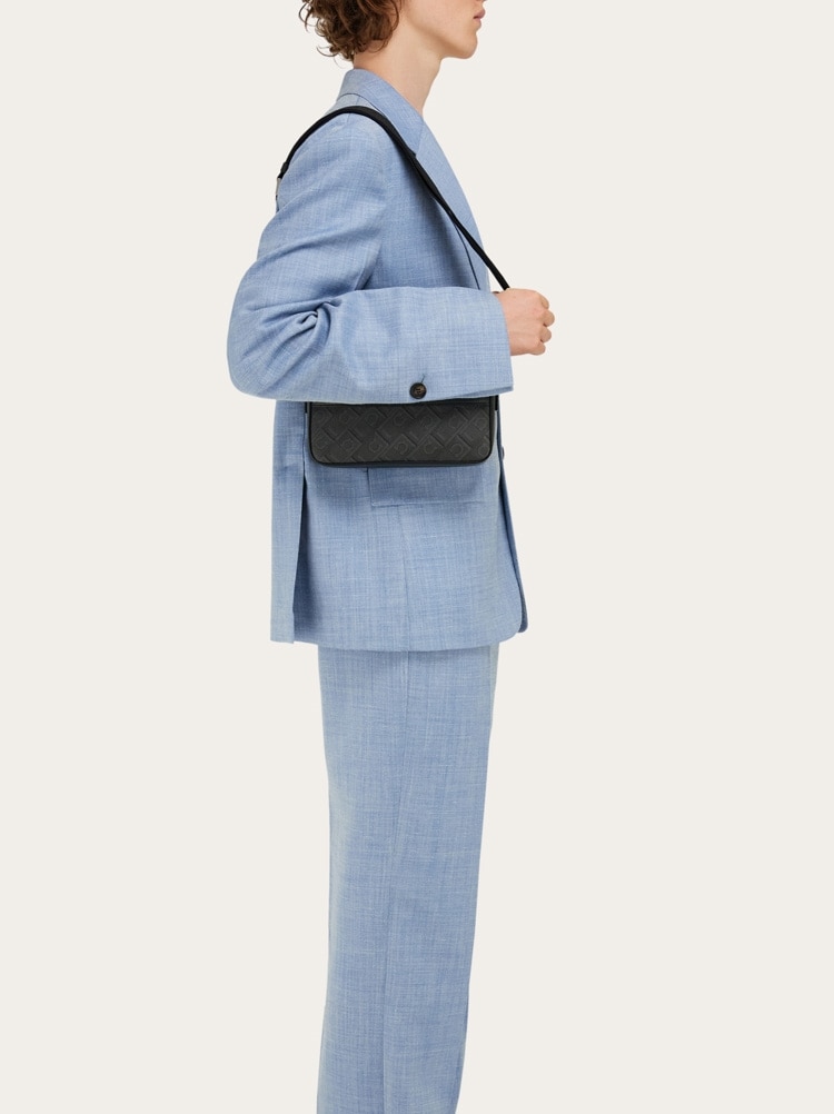 Ferragamo Monogram crossbody bag - Men | Ferragamo