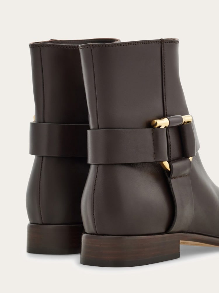 Gancini ornament ankle boot Gallery image 7