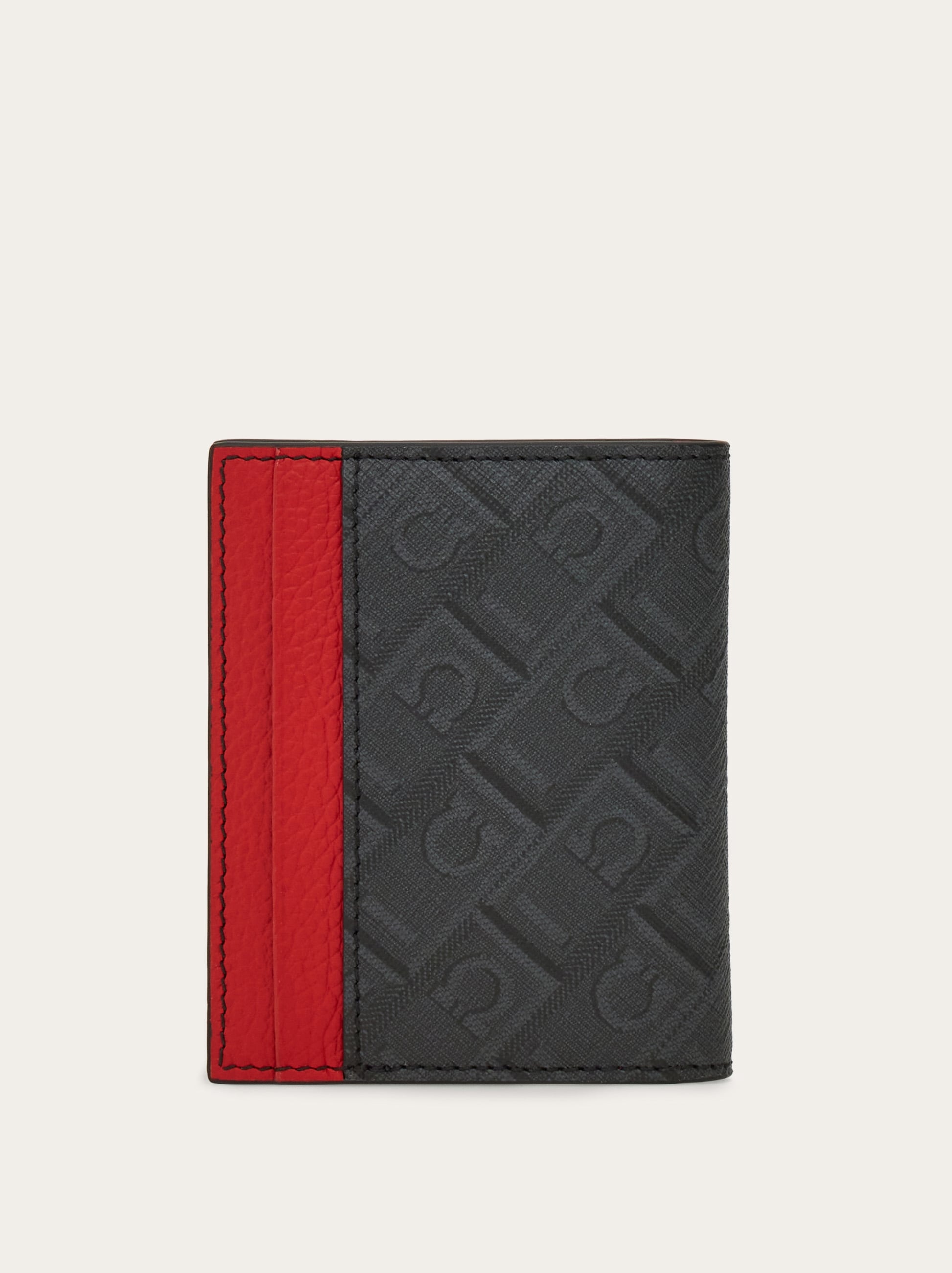 Ferragamo Monogram credit card holder - Men | Ferragamo