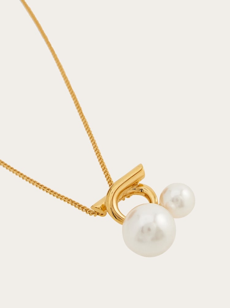 Double pearl necklace Gallery image 2