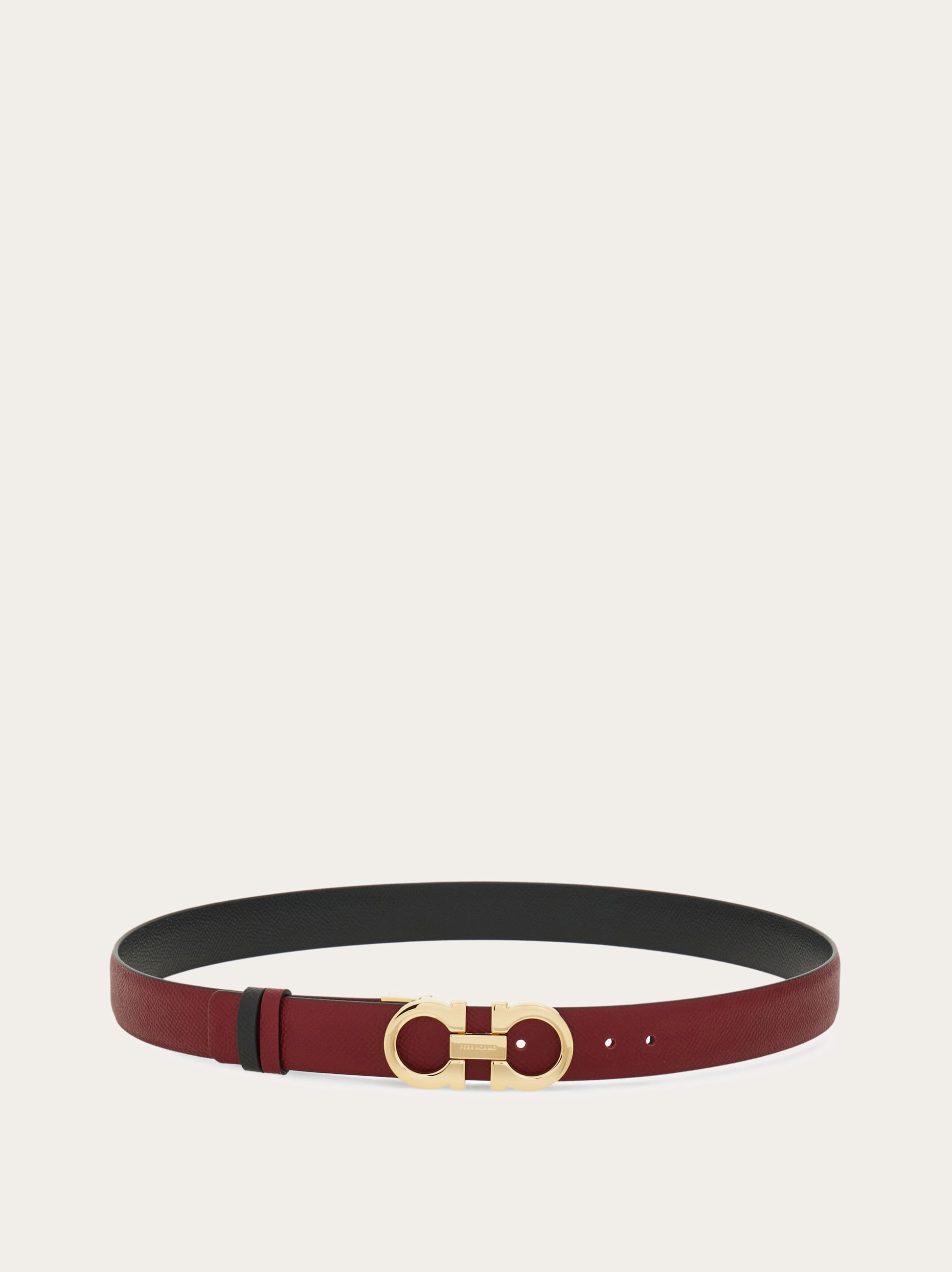 Adjustable and reversible Gancini belt - Women | Ferragamo