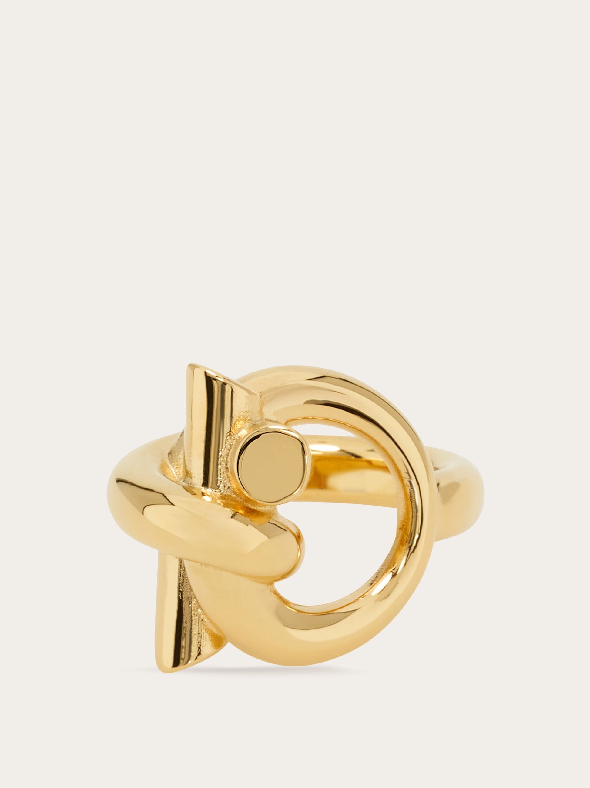 Ring with Gancini - size 54 - Women | Ferragamo