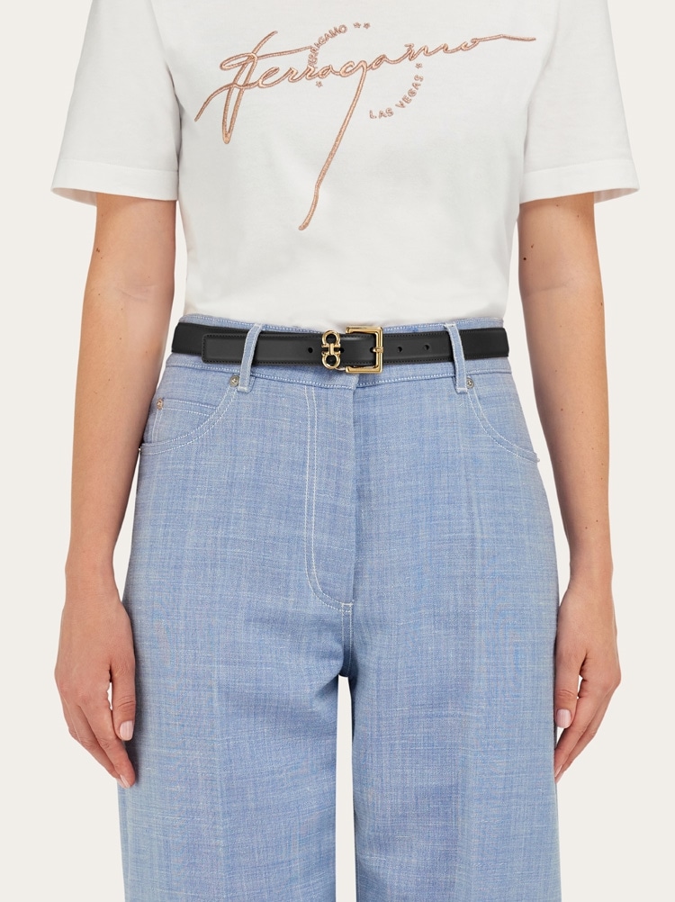 Double Gancini fixed belt Gallery image 4