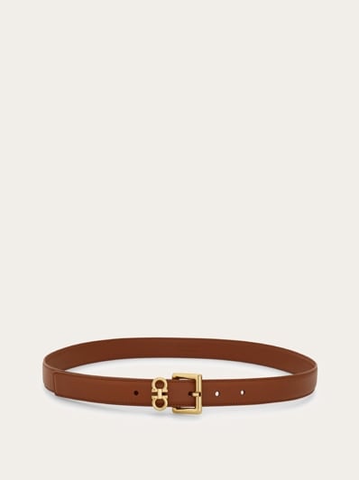 Double Gancini fixed belt - Women | Ferragamo