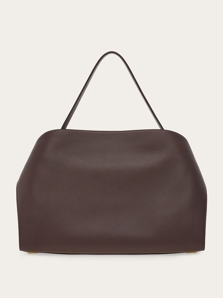 Hug soft bicolor shoulder bag (L) Gallery image 5