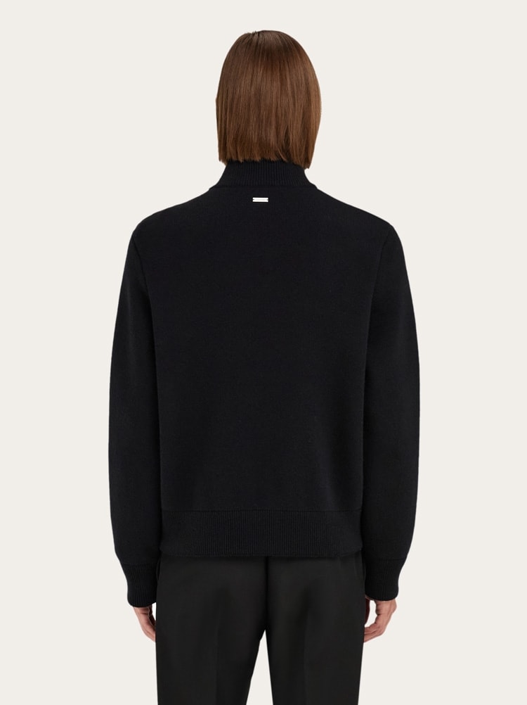 Knitted bomber jacket Gallery image 3