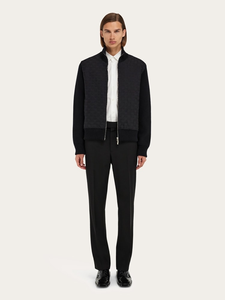 Knitted bomber jacket Gallery image 7
