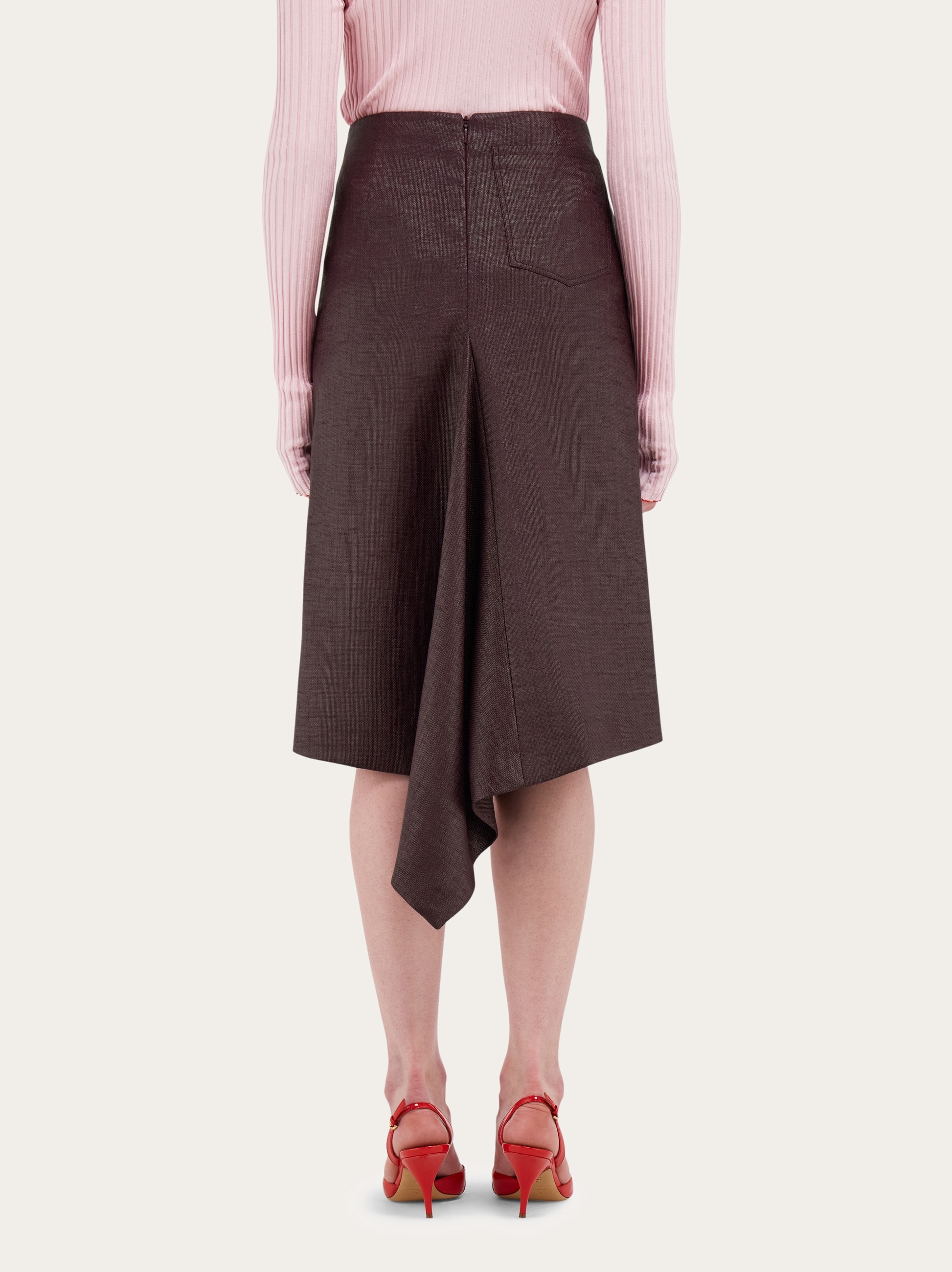 スカート Ferragamo Asymmetric Black Skirt With Basque Ferragamo Asymmetric black skirt with basque | TheDoubleF