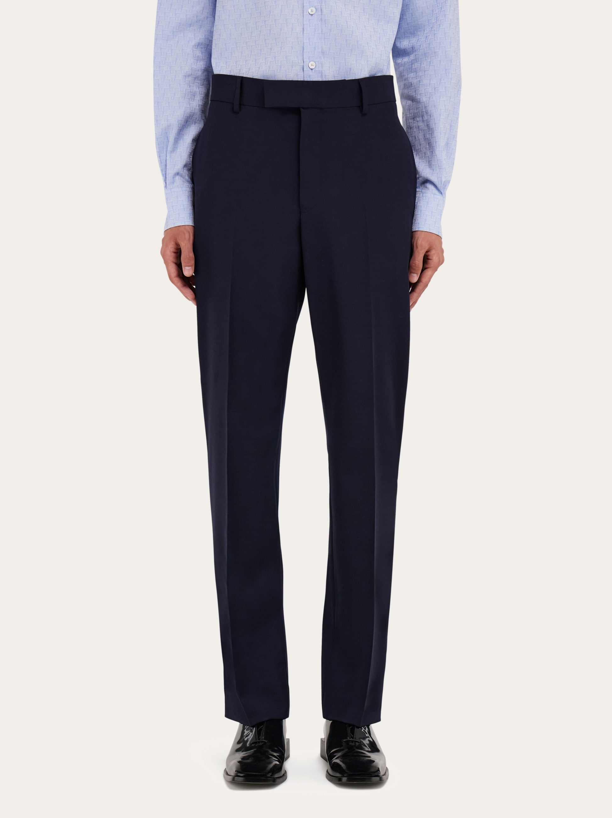 【送料&関税込】Ferragamo Stretched Pleated Trousers Tailored pants - Men | Ferragamo