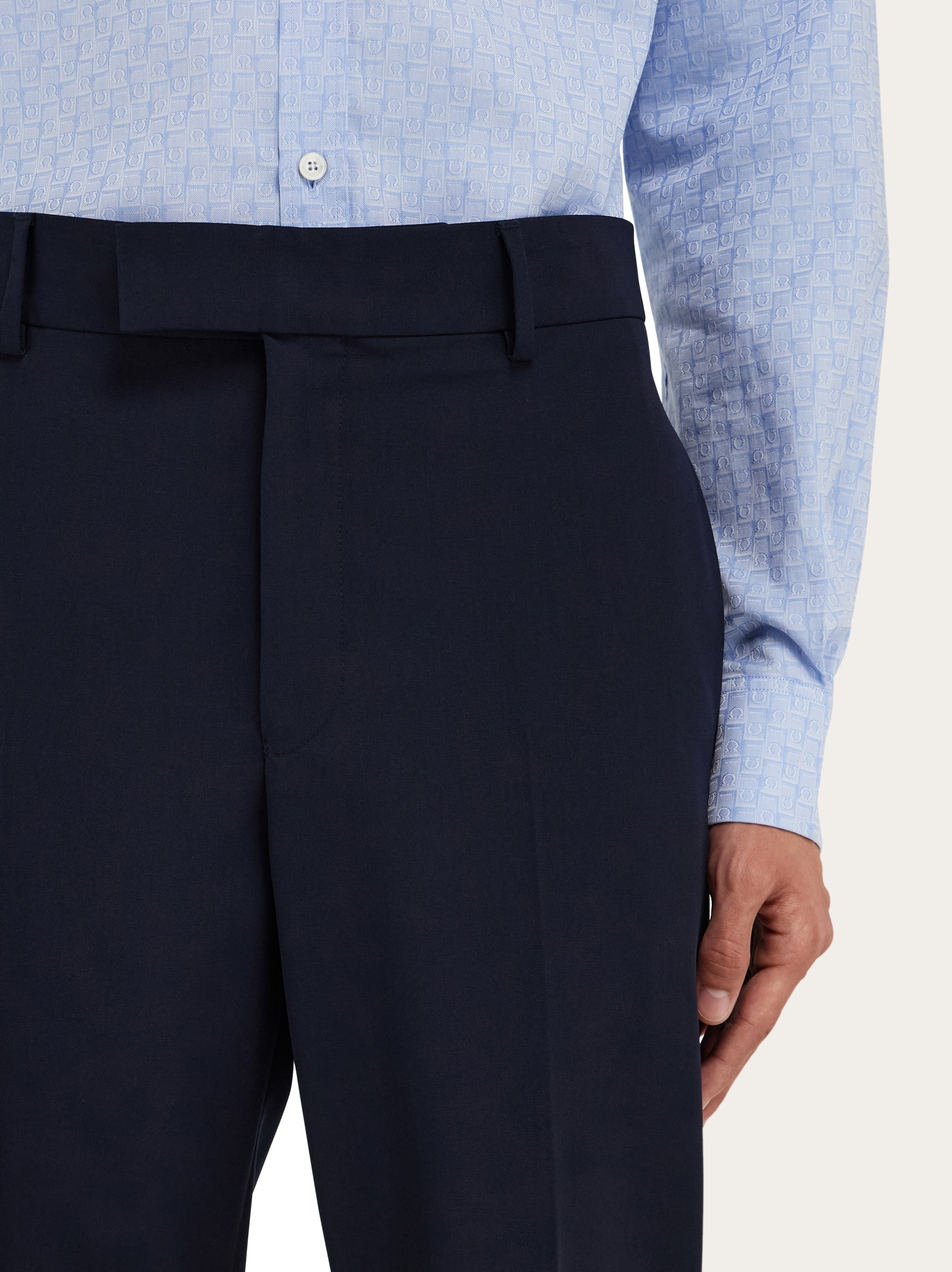 【送料&関税込】Ferragamo Stretched Pleated Trousers Tailored trouser - Men | Ferragamo