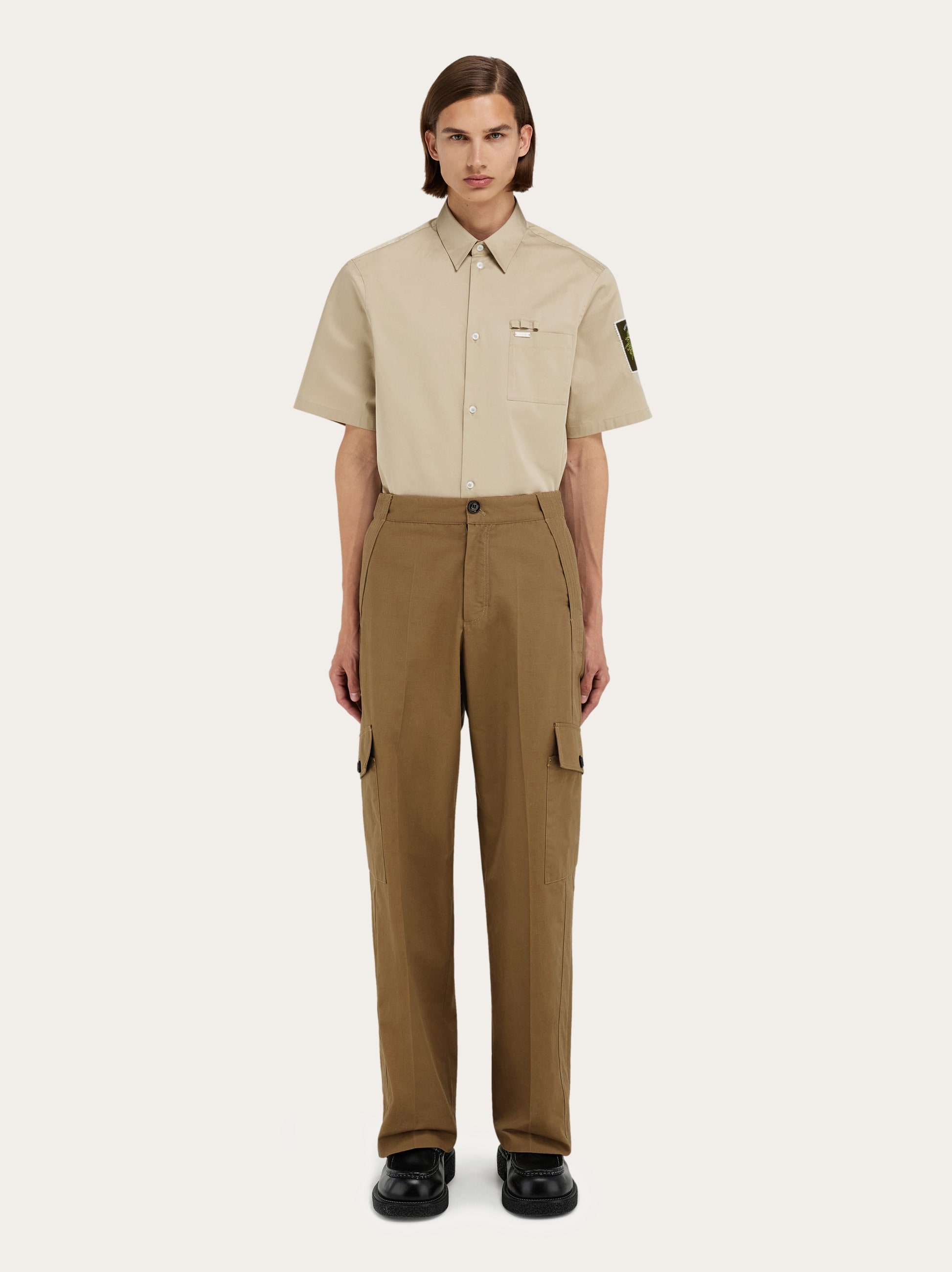 【送料&関税込】Ferragamo Cargo Pants Canvas cargo pants - Men | Ferragamo
