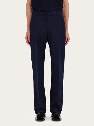 パンツ FERRAGAMO SS24 Tuxedo pants (770080 NERO) Ferragamo Tuxedo Pants - Black - Women | 770080NERO | thebs.com