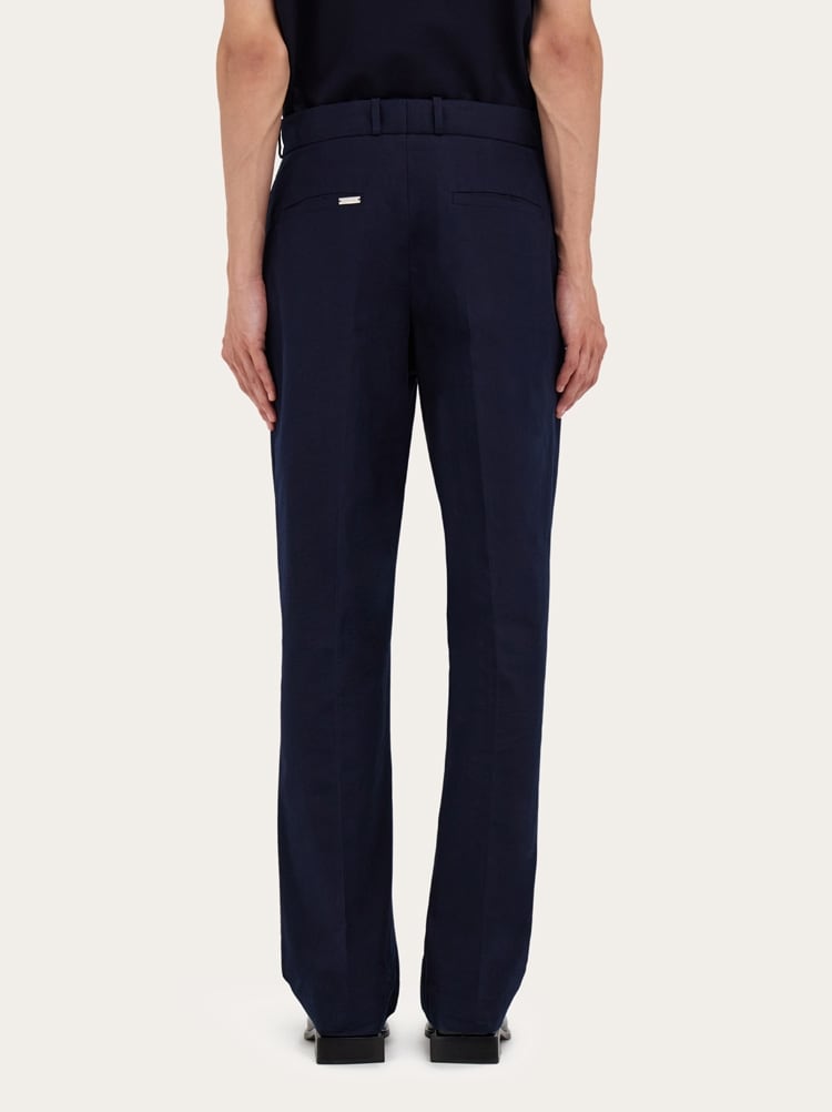 Pantalone in canvas di cotone Gallery image 4