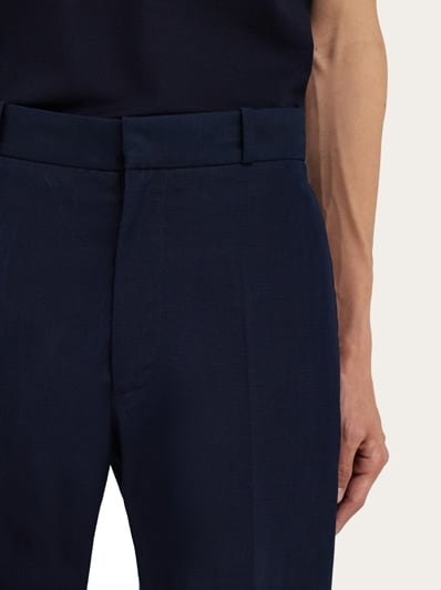 ☆要在庫確認☆ 【送料&関税込】Ferragamo Frayed Cotton Pants Tailored pants - Men | Ferragamo