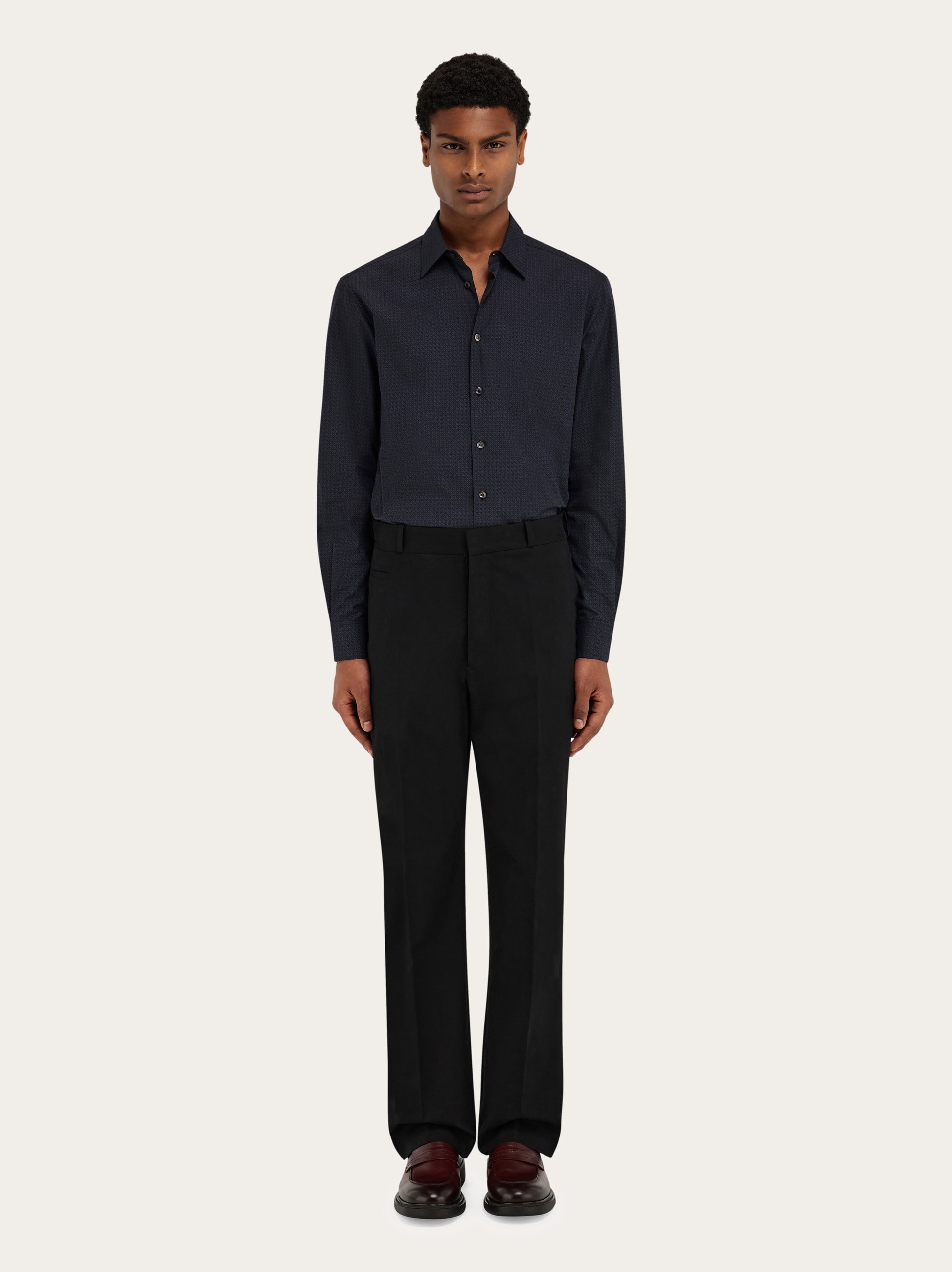 【送料&関税込】Ferragamo Frayed Cotton Trousers Tailored trouser - Men | Ferragamo