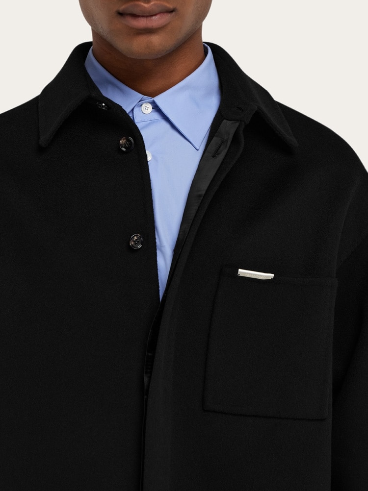 Cashmere-blend overshirt Gallery image 10