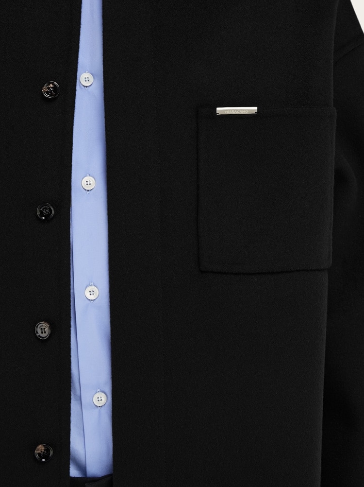 Cashmere-blend overshirt Gallery image 7