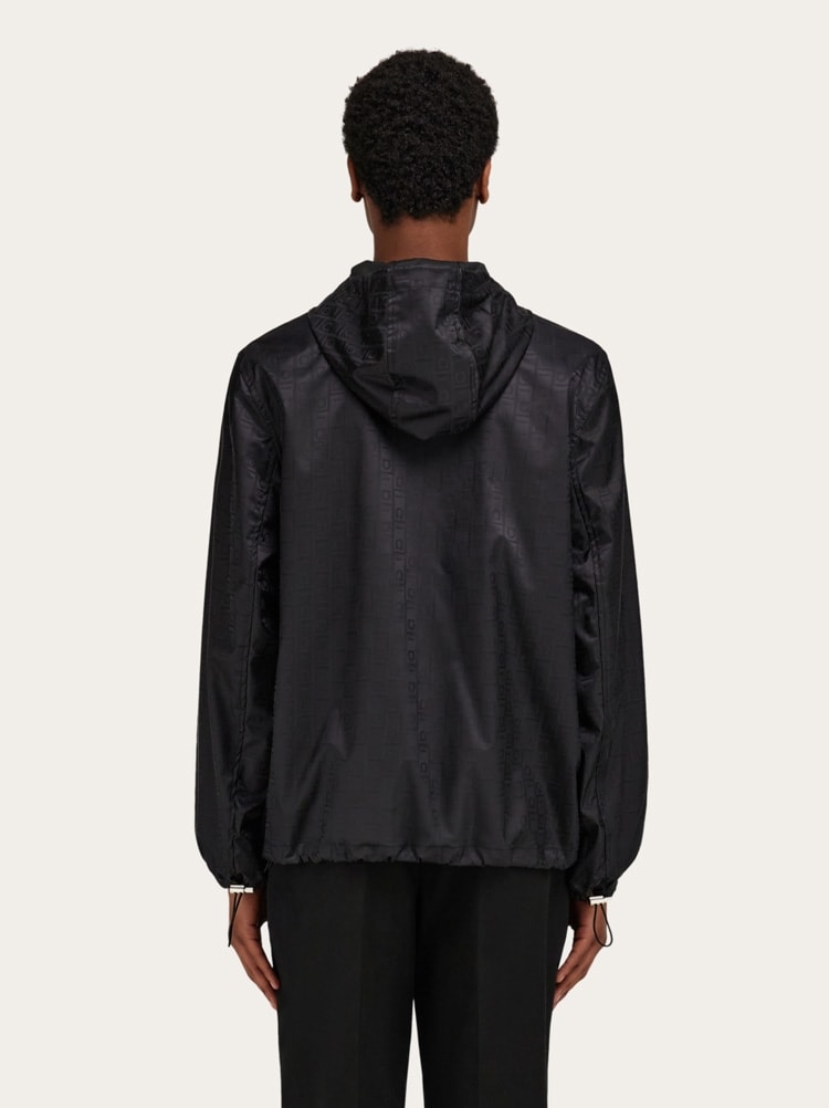Windbreaker with Ferragamo Monogram Gallery image 3