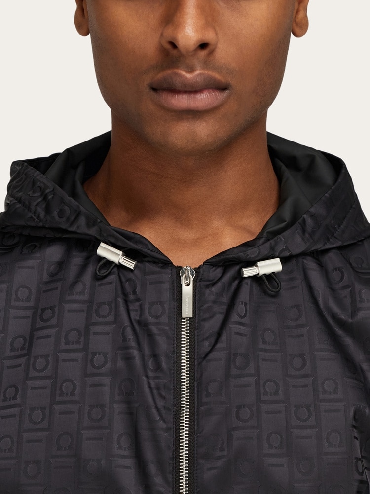 Windbreaker with Ferragamo Monogram Gallery image 4