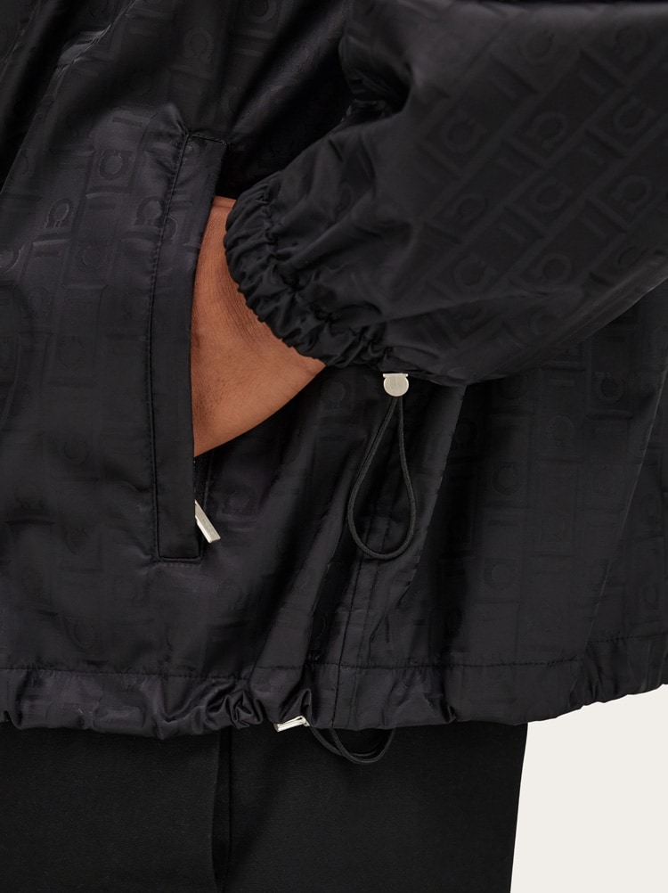 Windbreaker with Ferragamo Monogram Gallery image 6