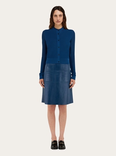 美品/サルヴァトーレフェラガモ Salvatore Ferragamo イタリア製ロングカーディガン 表記S(小さい7号相当) 紫 春秋冬 トップス レディース 楽天市場】美品【中古】サルヴァトーレフェラガモ Salvatore