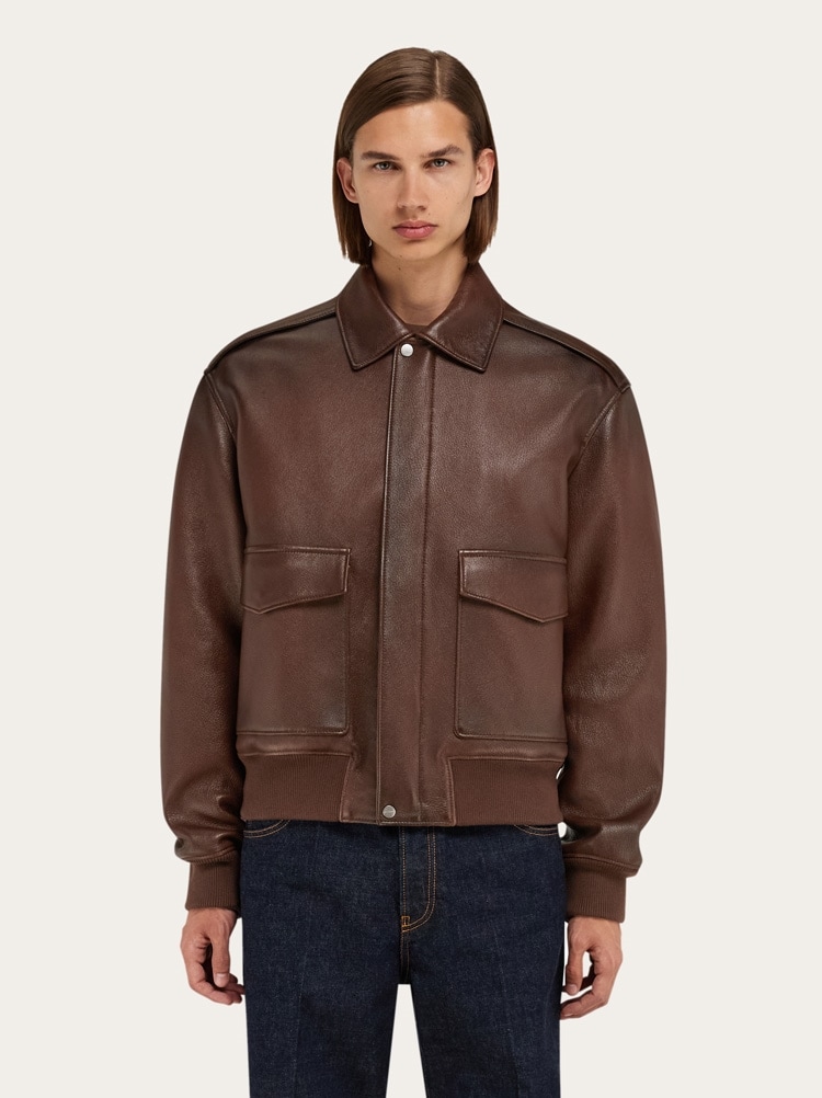 Blouson in pelle Gallery image 2