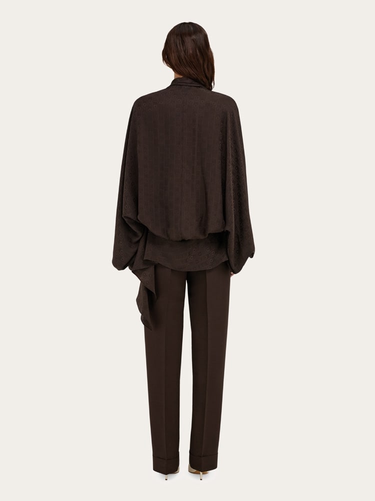 Ferragamo Monogram silk blouse Gallery image 4