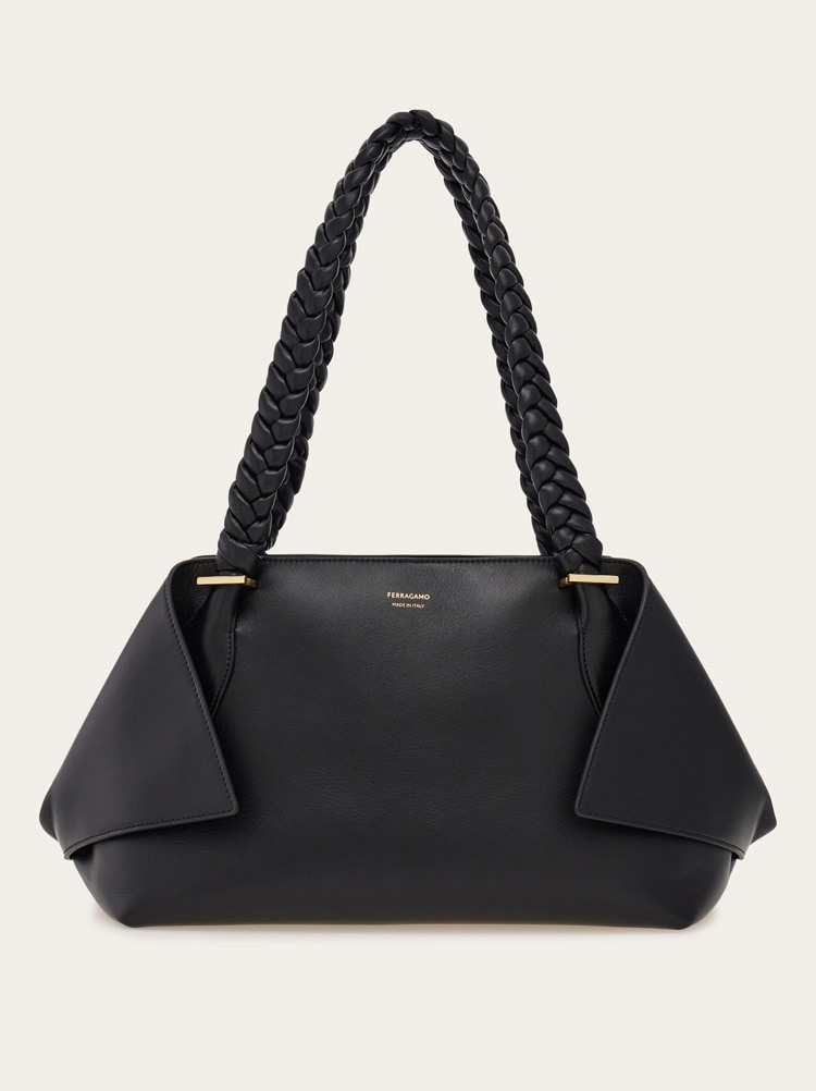 Folded shoulder bag (L) Gallery image 1