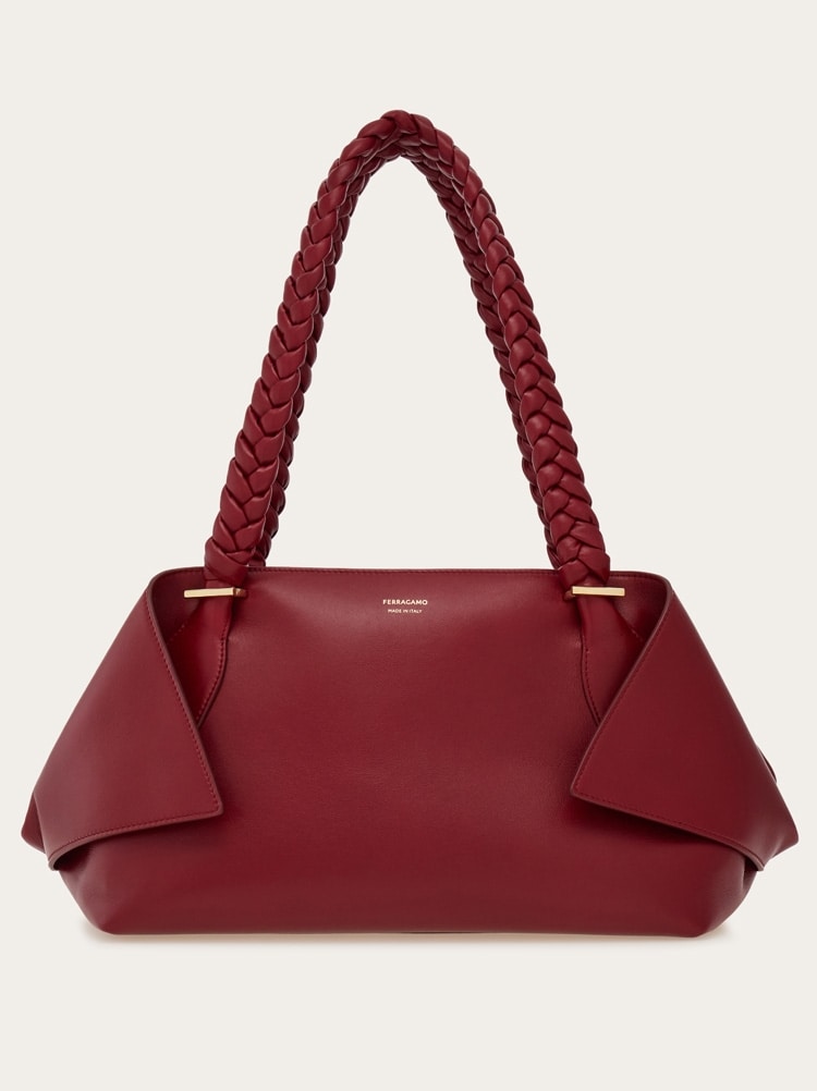 Folded shoulder bag (L) Gallery image 1