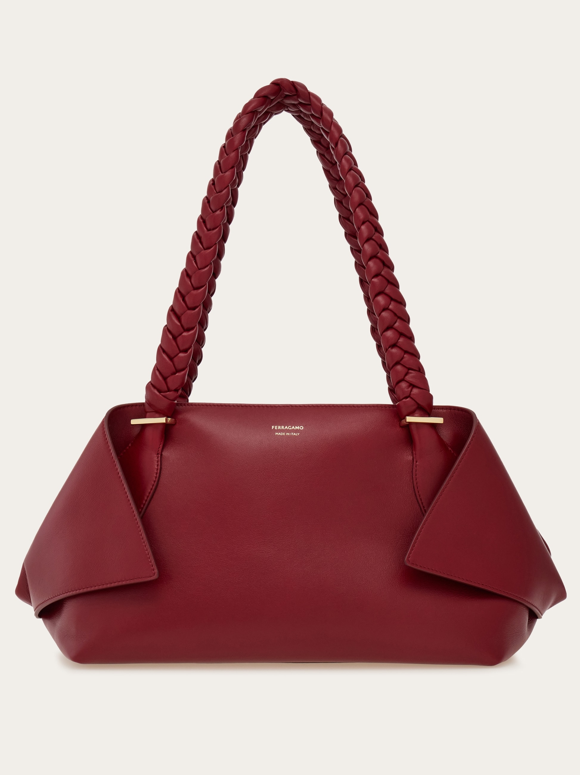 【送料&関税込】Ferragamo Leather Shoulder Bag logo-detail shoulder bag | FERRAGAMO Leather shoulder bag