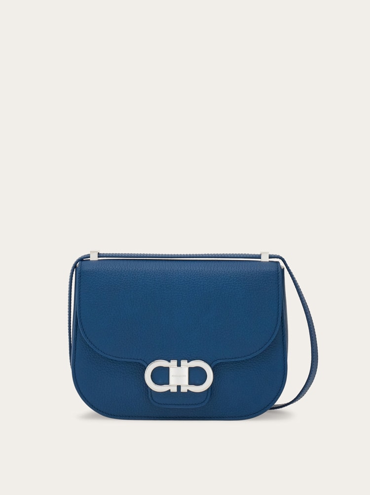 Borsa a tracolla North-South Double Gancini Gallery image 1