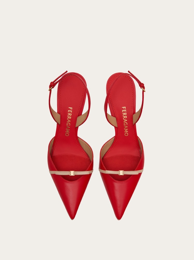 Mini bow slingback Gallery image 3