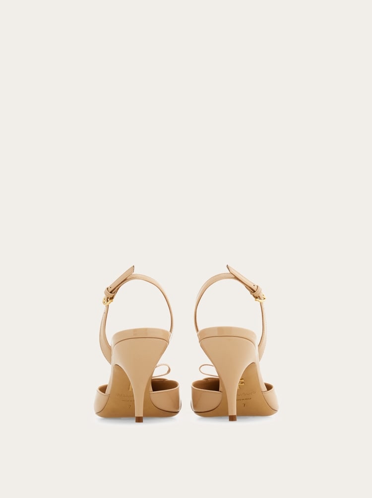 関税込☆FERRAGAMO☆Gylla 70 レザースリングバック パンプス561 スリングバック - ウィメンズ | Ferragamo