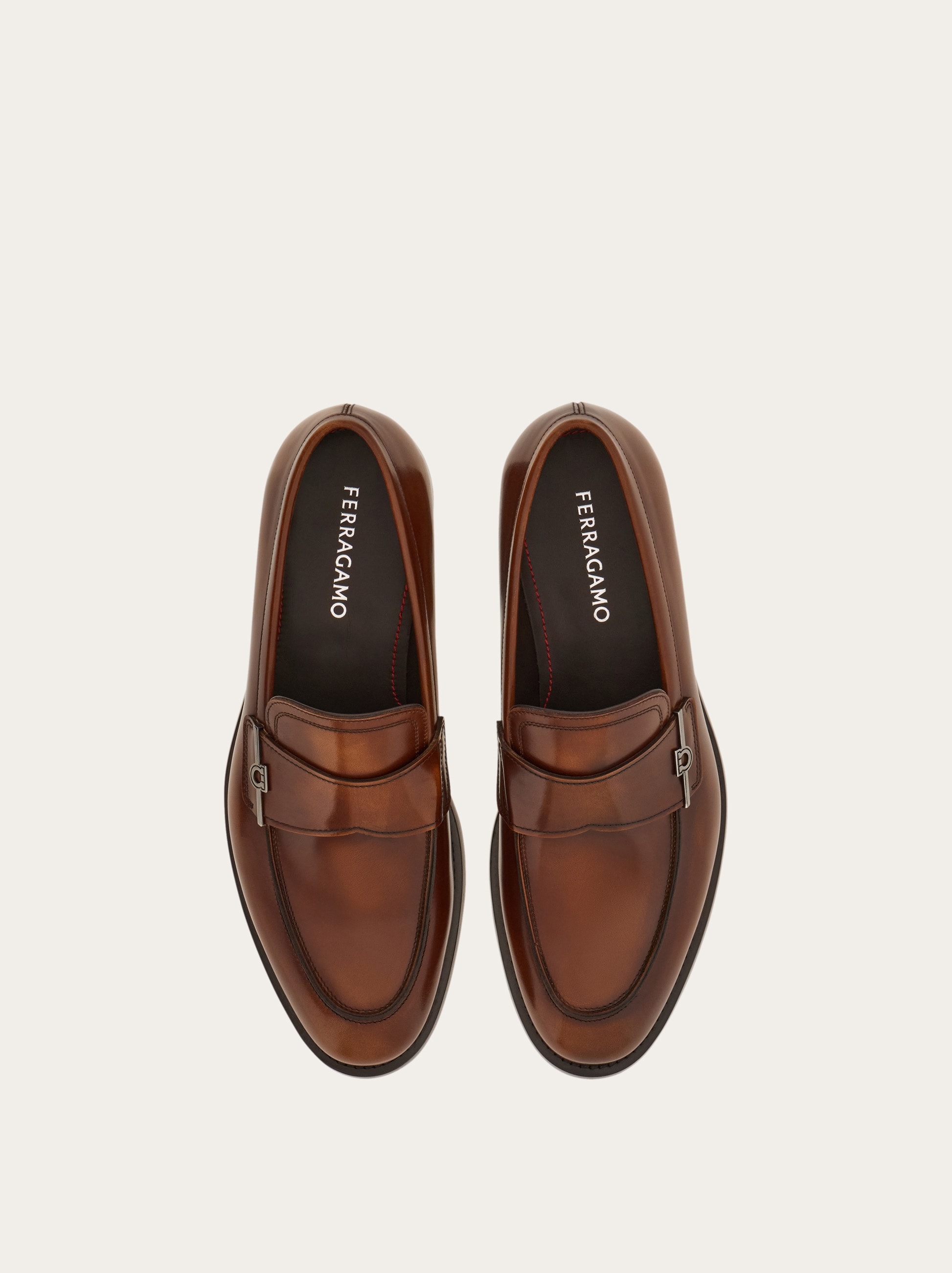 Penny loafer with Gancini ornament - Men | Ferragamo display picture 3