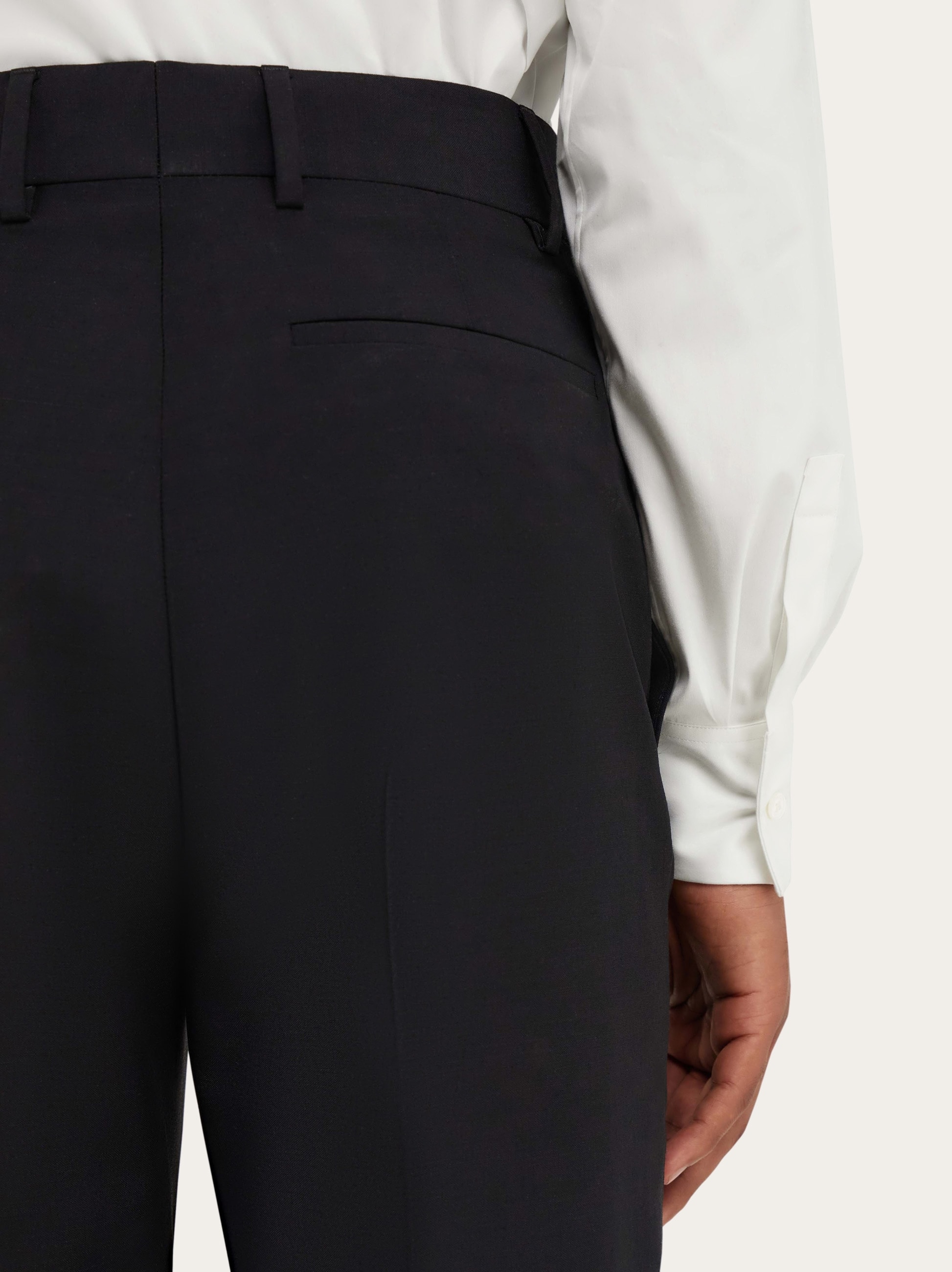 Flat front tailored trouser - Men | Ferragamo